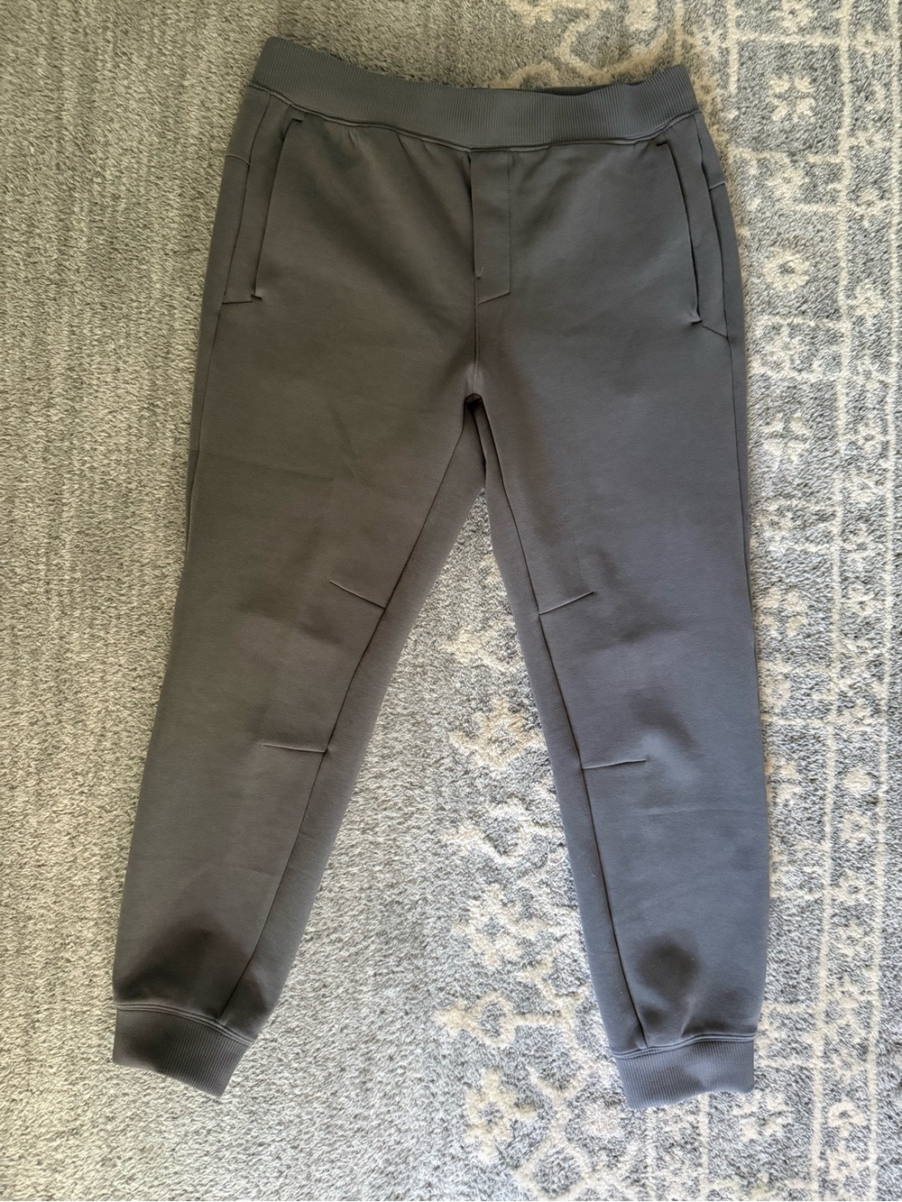 Men's Gray Athletic Jogger Pants
